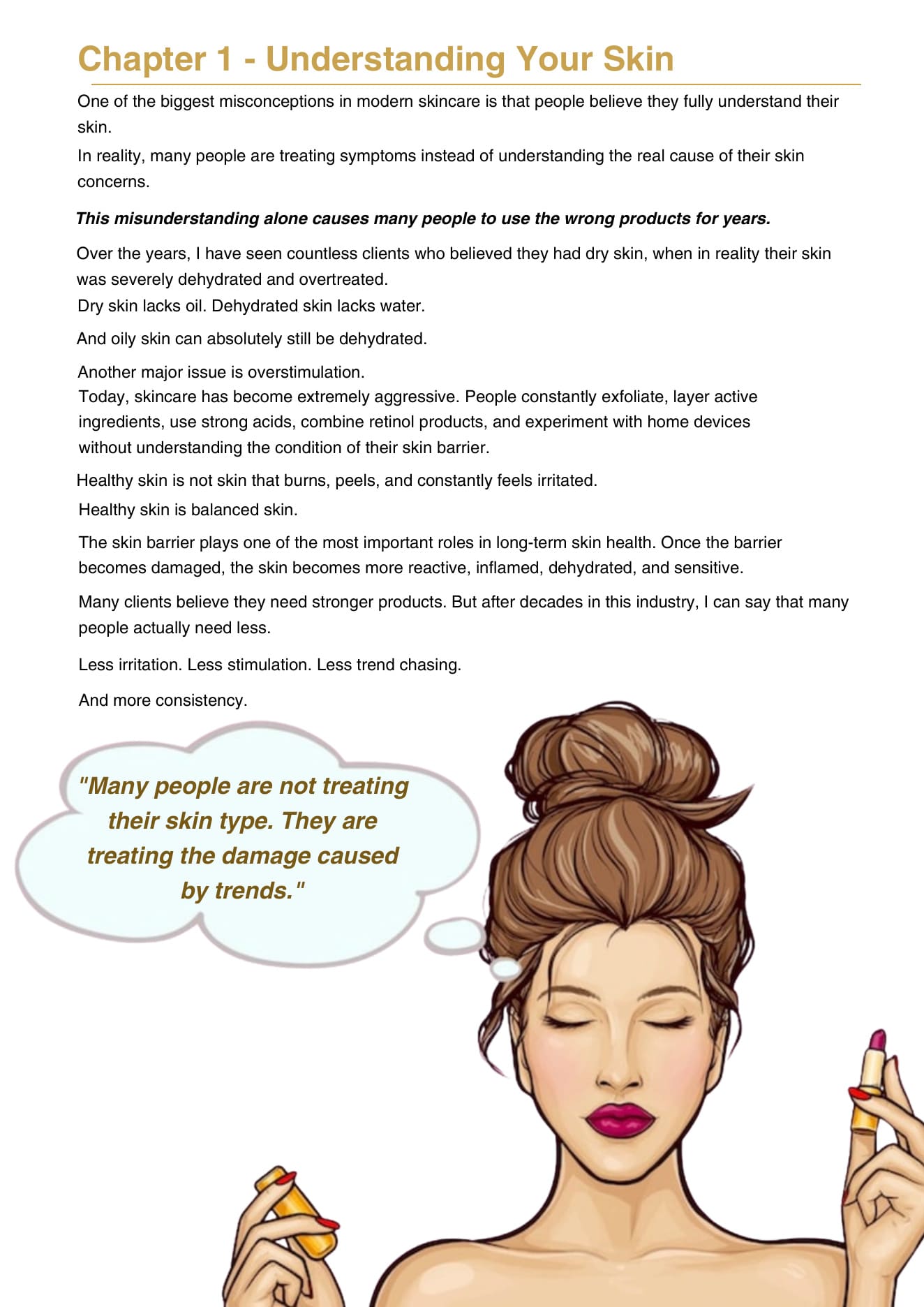 A sample chapter spread from the ebook